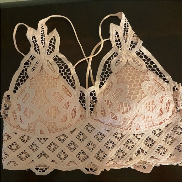 Other - Elegant Lace Bralette in Cream